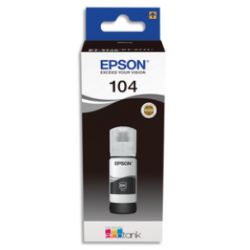 EPSON Cartouche Jet d'encre 104 Noir ECOTANK C13T00P140