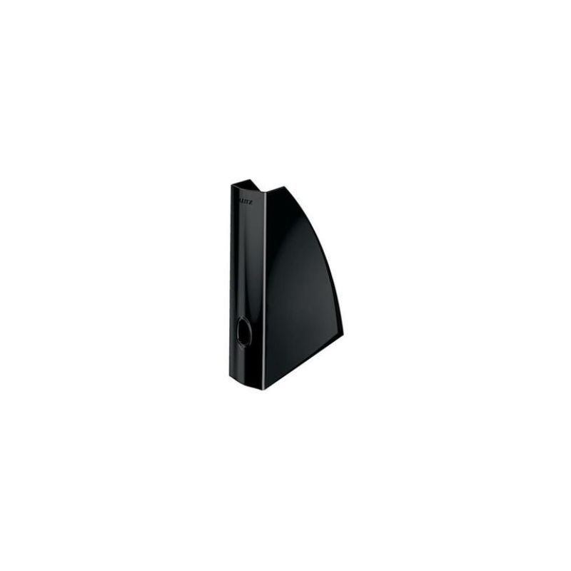 LEITZ Porte-revues Wow. Dimensions (hxp) : 31,2 x 25,8 cm. Dos de 7,5 cm. Coloris Noir