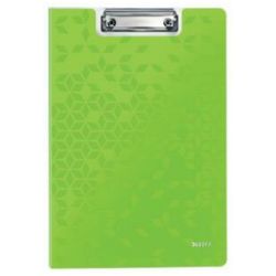 LEITZ Porte-blocs avec rabat WOW A4, capacité 75 feuilles. Dimensions L22,8xH1,7xP32cm. Coloris vert