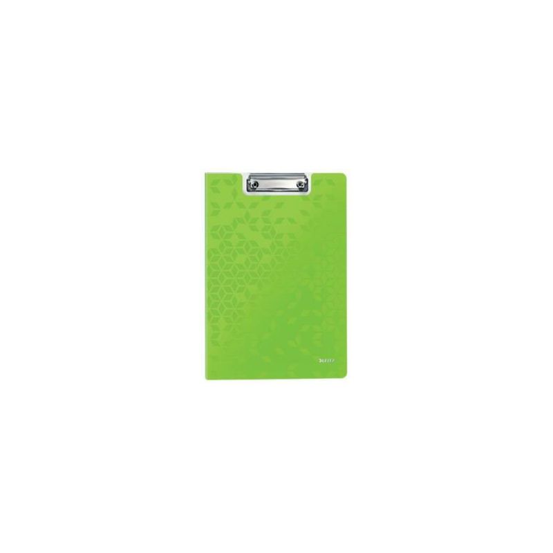 LEITZ Porte-blocs avec rabat WOW A4, capacité 75 feuilles. Dimensions L22,8xH1,7xP32cm. Coloris vert