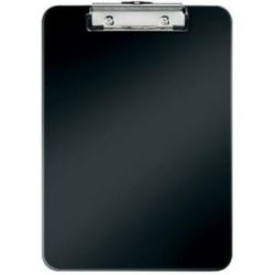 LEITZ Porte-blocs WOW A4, capacité 75 feuilles. Dimensions : L22,8 x H1,7 x P32 cm. Coloris noir