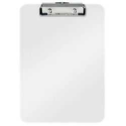 LEITZ Porte-blocs WOW A4, capacité 75 feuilles. Dimensions : L22,8 x H1,7 x P32 cm. Coloris blanc