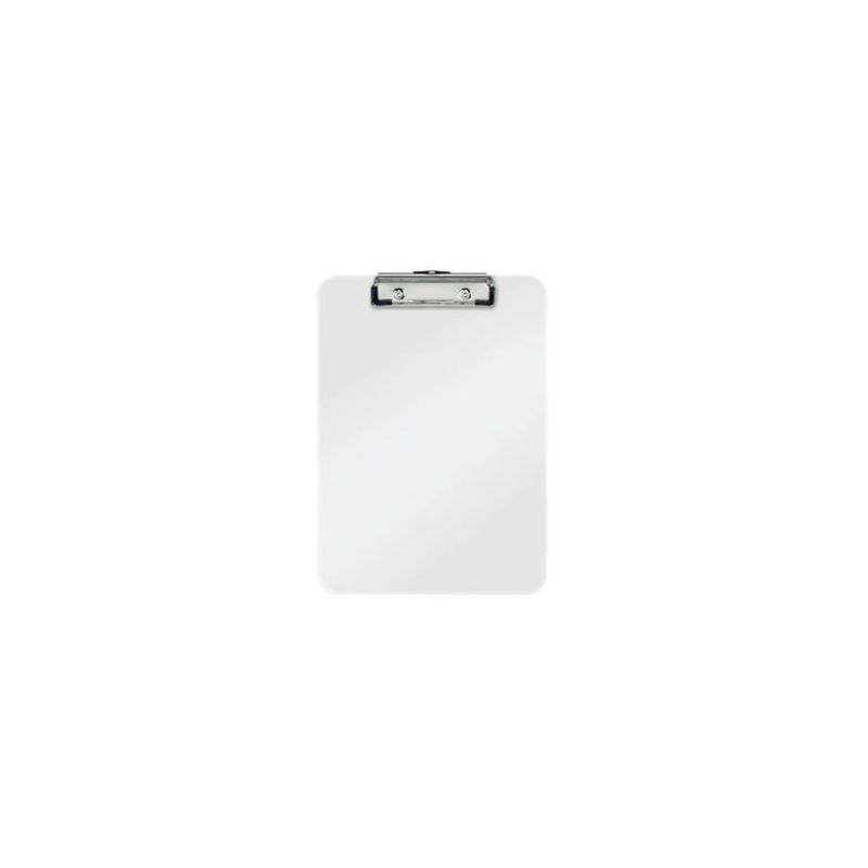 LEITZ Porte-blocs WOW A4, capacité 75 feuilles. Dimensions : L22,8 x H1,7 x P32 cm. Coloris blanc