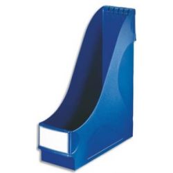 LEITZ Porte-revues PP avec large poignée - Bleu - H32 x P29 cm - Dos 9 cm