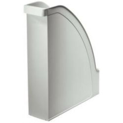 LEITZ Porte revues Leitz Plus. Dimensions (hxp) : 30 x 27,8 cm - Dos 7,8 cm. Coloris gris