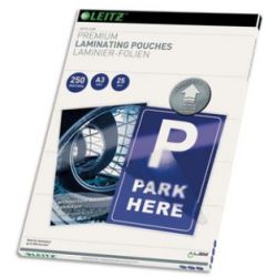 LEITZ Pack de 25 pochettes A3 250 microns UDT 74910000