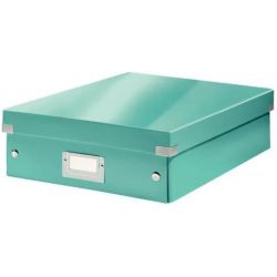 LEITZ Boîte CLICK&STORE M-Box avec compartiments amovibles. Coloris menthe.