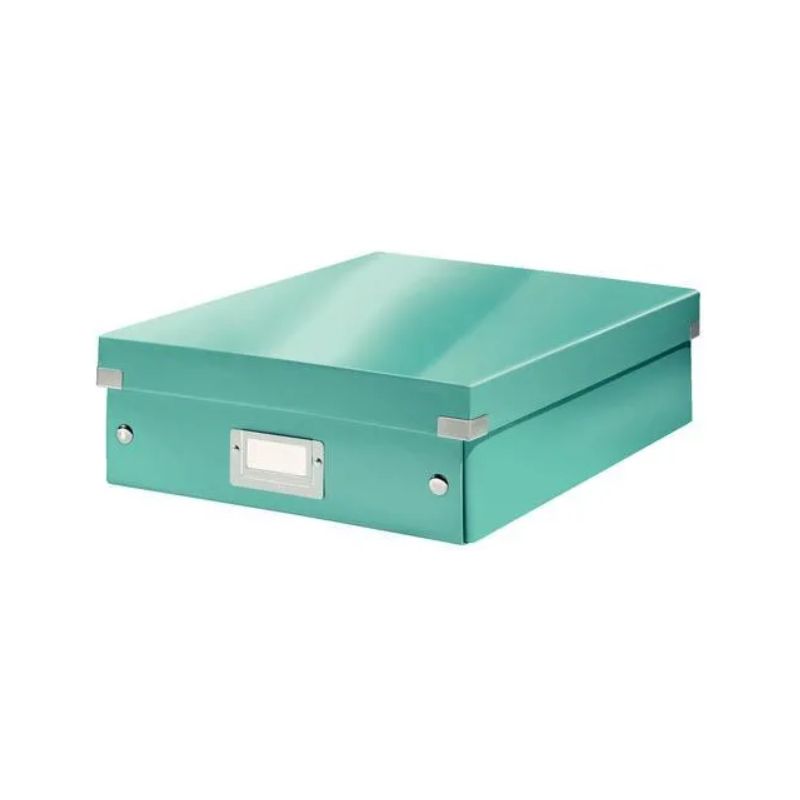 LEITZ Boîte CLICK&STORE M-Box avec compartiments amovibles. Coloris menthe.