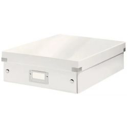 LEITZ Boîte CLICK&STORE M-Box avec compartiments amovibles. Coloris Blanc.