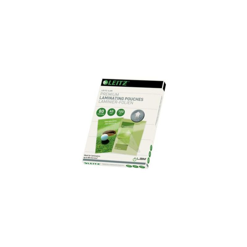 LEITZ Pack de 100 pochettes A4 80 microns UDT 74780000