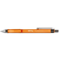 ROTRING Portemine VisuClick à mécanisme à déclic. Largeur de trait 0,7mm. Mine HB. Coloris Orange