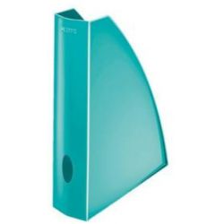 LEITZ Porte-revues Wow. Dimensions (hxp) : 31,2 x 25,8 cm. Dos de 7,5 cm. Coloris Menthe