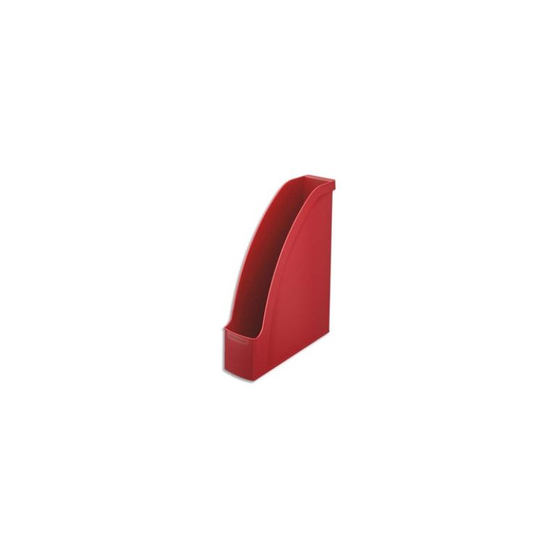 LEITZ Porte revues Leitz Plus - Rouge foncé - H30 x P27,8 cm - Dos 7,8 cm