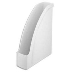 LEITZ Porte revues Leitz Plus - Blanc - H30 x P27,8 cm - Dos 7,8 cm