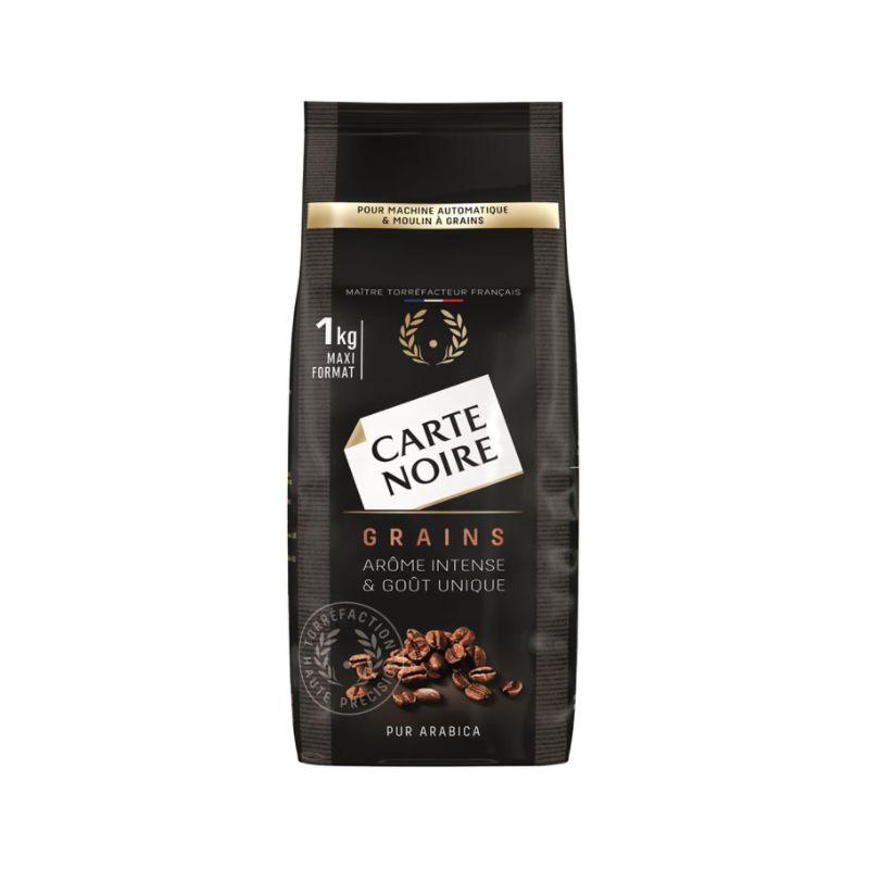 CARTE NOIRE : Café en grains pur arabica