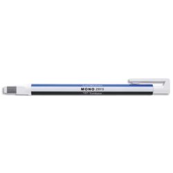 TOMBOW Stylo gomme MONO ZERO. Pointe rectangulaire de 2,5mm. Rétractable et rechargeable.