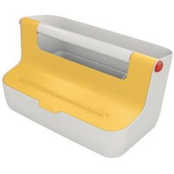 LEITZ Boîte de rangement Cosy, L214 x H196 x P367 mm, jaune