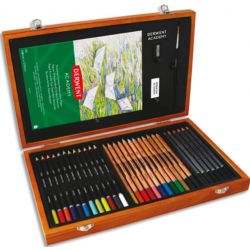 DERWENT ACADEMY Coffret bois crayons assortis