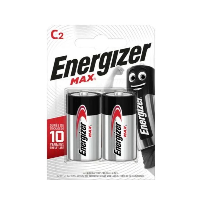 ENERGIZER Blister de 2 piles C LR14 max 7638900426809