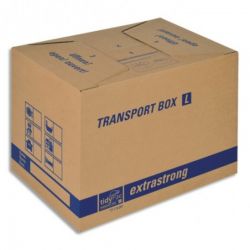 TIDYPAC Carton de déménagement double cannelure format L50 x H35 x P35,5 cm