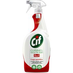 CIF : Nettoyant spray cuisine et salle de bain