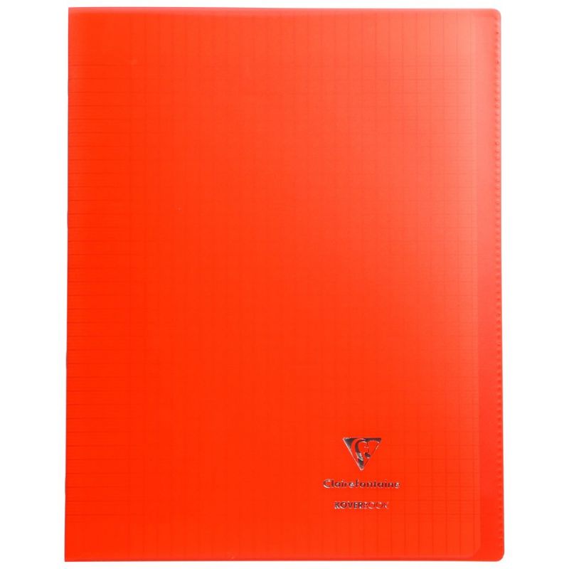 CLAIREFONTAINE Cahier piqûre 48 pages 24x32cm grands carreaux Seyès