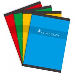 CONQUERANT Cahier format A4 96 pages 70g petits carreaux 5x5