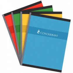 CONQUERANT Cahier format 17 x 22cm 192 pages 70g grands carreaux Séyès