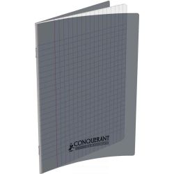 Cahier Polypro 17x22 CONQUERANT Grands carreaux SEYES 48p