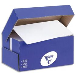 CLAIREFONTAINE Boîte de 250 enveloppes auto-adhésives 90g DL 110x220mm fenêtre 35x100