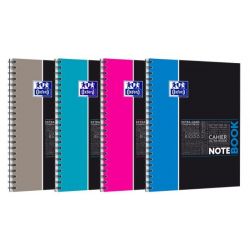 OXFORD Cahier NOTEBOOK spirale 160 pages petit carreaux 23x29,7 avec application SOS NOTES