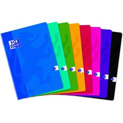 OXFORD Cahier COLORLIFE piqûre 140 pages grands carreaux Séyès format A4