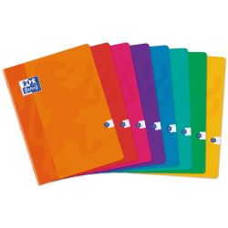 OXFORD Cahier COLORLIFE piqûre 140 pages grands carreaux Séyès format 24x32cm