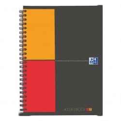 OXFORD Cahier ADRESSBOOK spirales 144 pages 80g réglure bi-colore 17x21cm