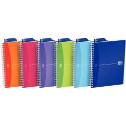 OXFORD Cahier COLOR reliure spirale format A4 180 pages petits carreaux