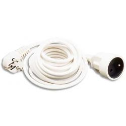 WONDAY Rallonge électrique lisse 3m Blanc