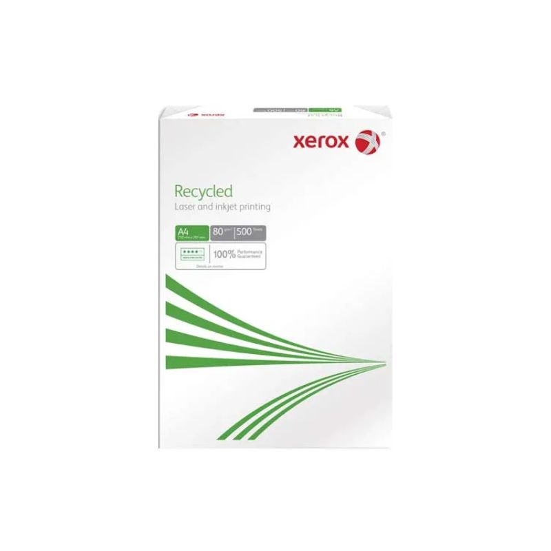 XEROX Ramette de 500 feuilles A4 80g papier 100% recyclé Blanc