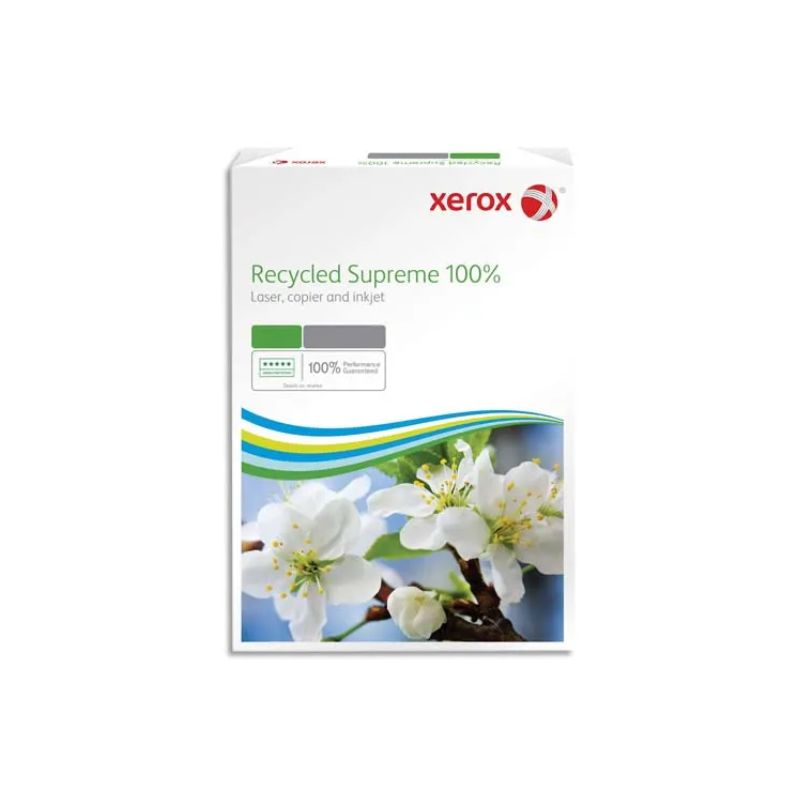 XEROX Ramette de 500 feuilles A4 80g papier 100% recyclé Blanc