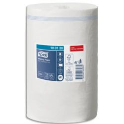 TORK Lot de 11 Bobines papier d'essuyage Plus à dévidage central M1 120 mètres, non prédécoupé Blanc