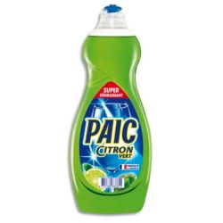  PAIC CITRON Flacon de 750 ml de iquide vaisselle main parfumé citron Vert