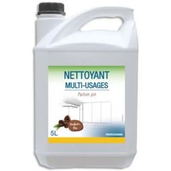 Bidon de 5 Litres Nettoyant désodorisant multi-usages pour sols et surfaces dures parfum Pin