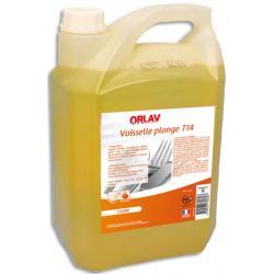 Bidon de 5 Litres Liquide vaisselle concentré, Ph neutre, parfum citron