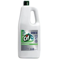 CIF PROFESSIONAL Bidon 2L Gel Nettoyant javellisé pour taches difficiles sols et surfaces Pro Formula