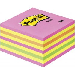 POST-IT Energie Intense coloris Rose néon 450 feuilles 76 x 76 mm