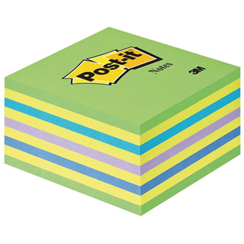 POST-IT rêve Intense coloris néon bleu/vert 450 feuilles 76 x 76 mm