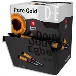 DOUWE EGBERTS Boîte de 200 sticks de café Pure Gold lyophilisé 1,5g