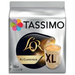 TASSIMO Sachet 16 doses de café L'OR XL Classique