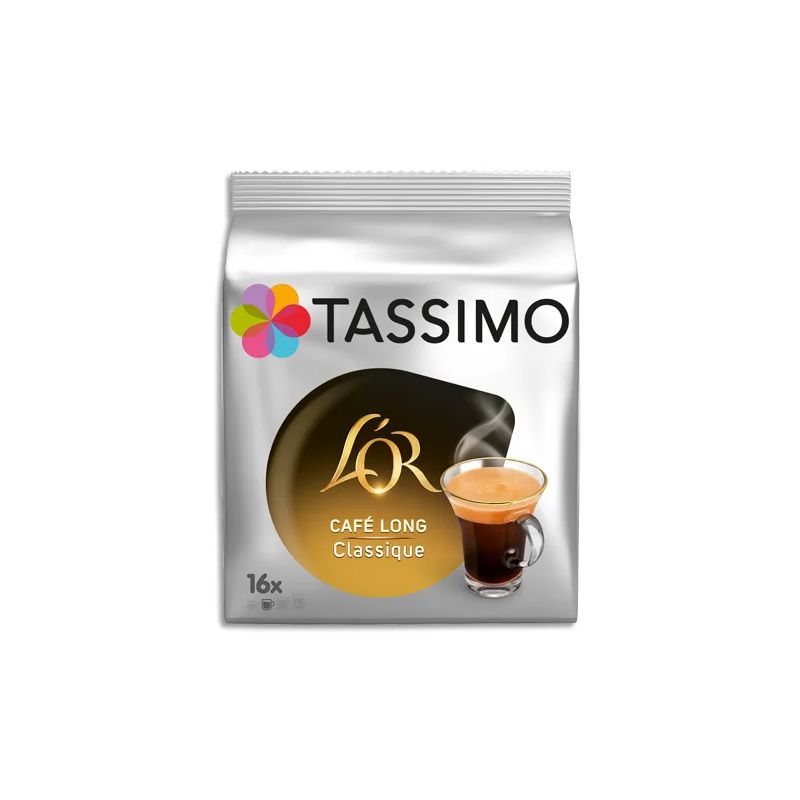 TASSIMO Sachet 16 doses de café L'OR Long Classique