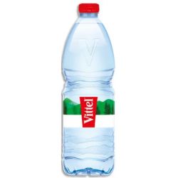 VITTEL Bouteille plastique d'eau 1 litre minérale plate