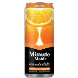 MINUTE MAID Canette de jus d'Orange de 33 cl